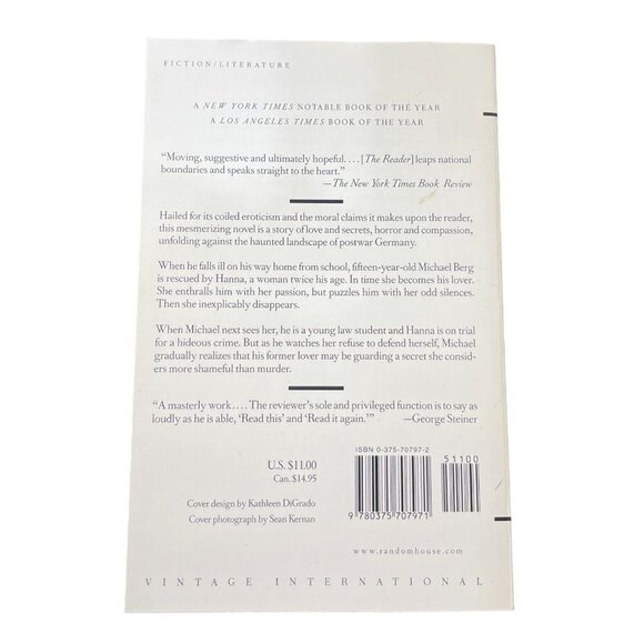 The Reader Bernhard Schlink Postwar Germany Love and Secrets Historical Fiction - Picture 2 of 6